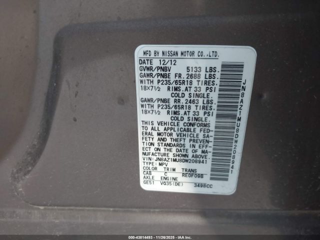 Nissan Murano Sl Image 5