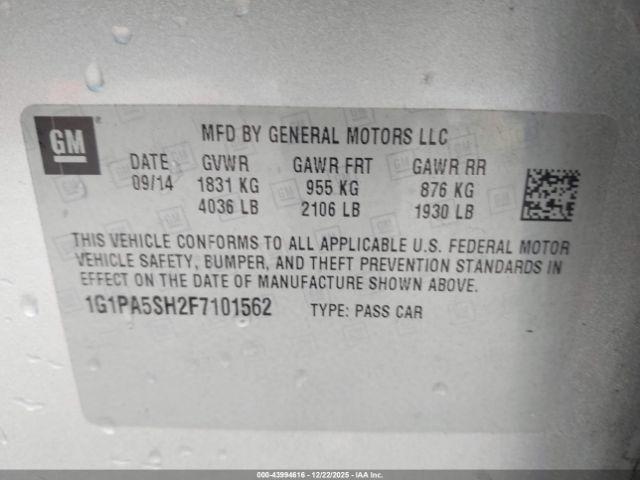 Chevrolet Cruze Ls Auto Image 5