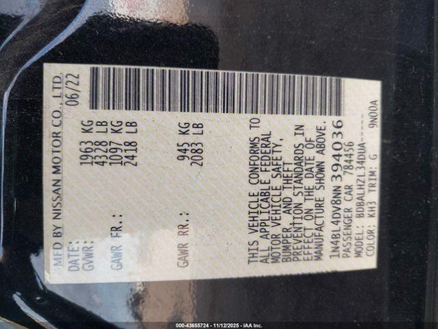 Nissan Altima Sv Fwd Image 8