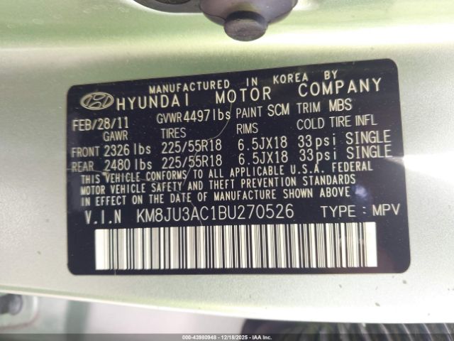 Hyundai TUCSON Limited Image 8